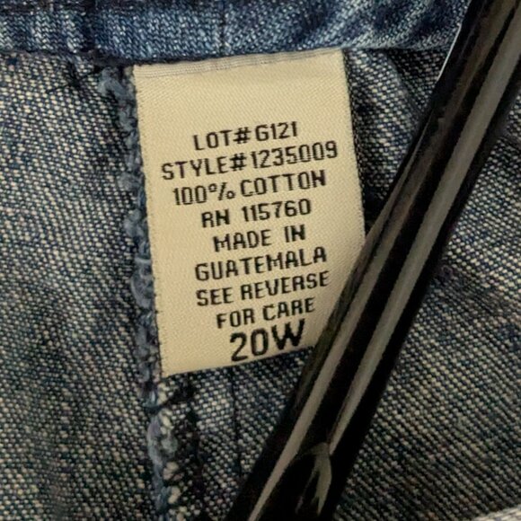 BAMBOO TRADERS Blue 100% Cotton Denim High Rise Bermuda Shorts; Size 20W - Picture 4 of 4